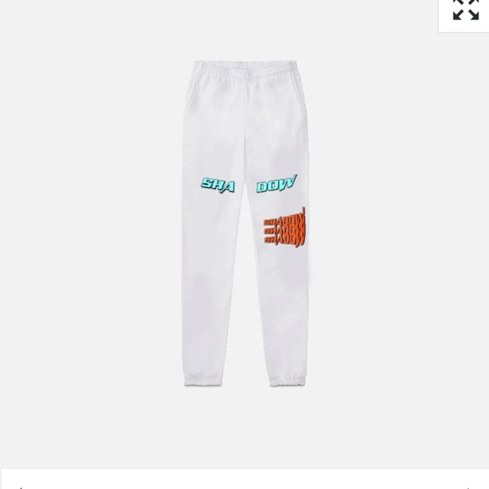 shadow hill white sweatpants